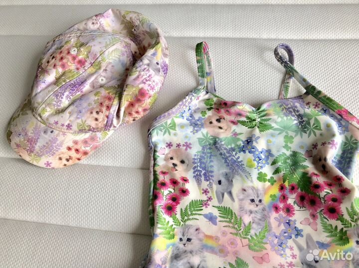 Купальник плюс кепка HM на 2-3 г