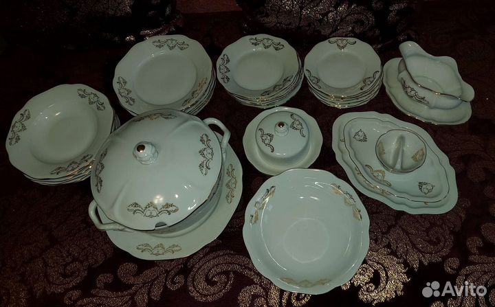 Сервиз столовый bohemia made in Czechoslovakia