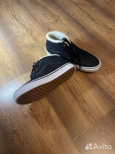 Кеды vans высокие с мехом оригинал