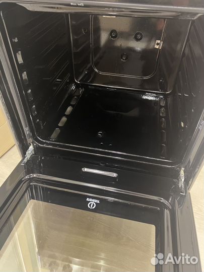 Газовая плита indesit (нерж,поджиг, электровертел)