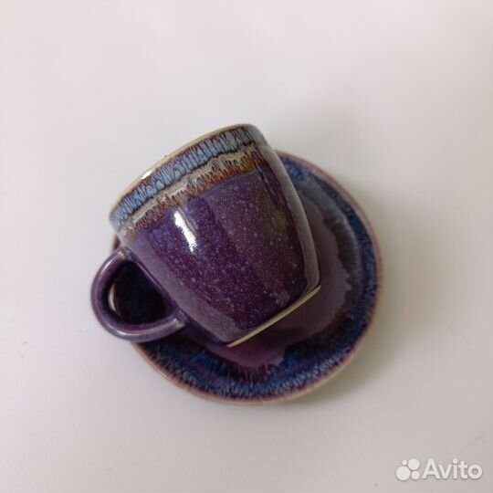 Кофейная пара с блюдцем