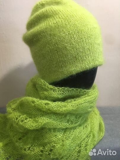 Шапка вязаная ручная работа