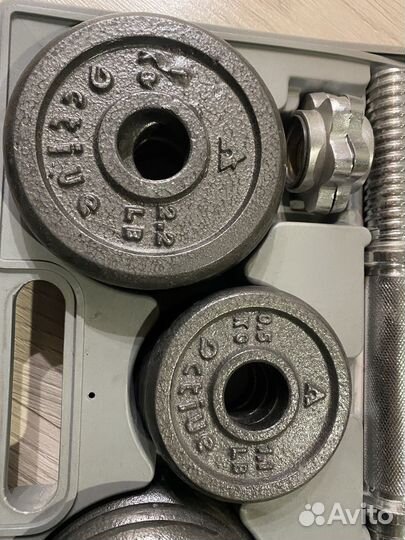 Гантели разборные в кейсе 10кг