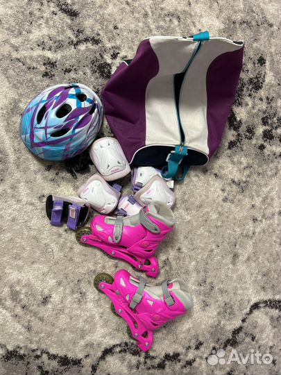 Ролики детские комплект шлем защита