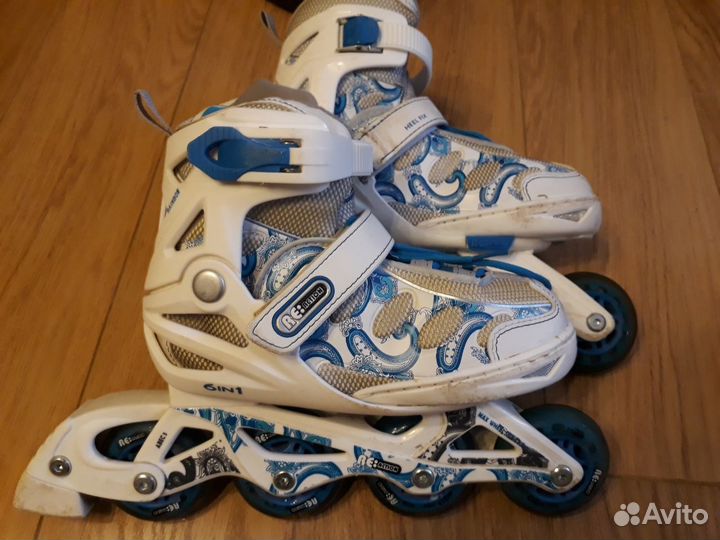 Роликовые коньки детские раздвижные р.31-36