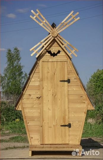 Дачный туалет с установкой