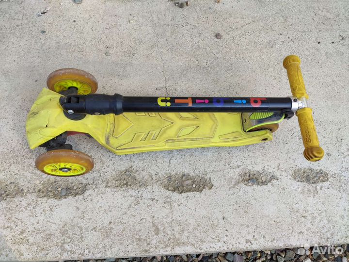 Самокат 3-х колесный детский складной
