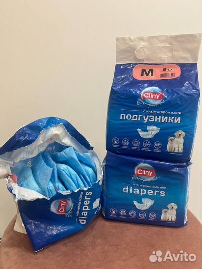 Подгузники Cliny размер М