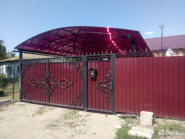 Навесы,ворота,забор