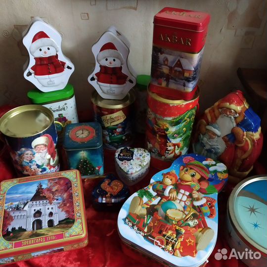 Банки для подарков металлические