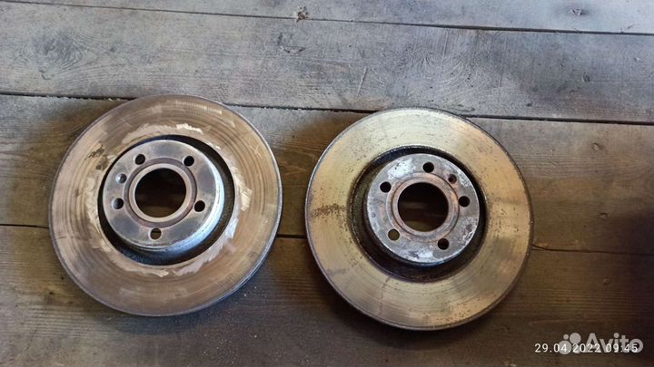 Audi a6 c6 передние тормозные диски