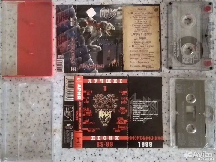 Аудиокассеты-T.Petty,Doors,Dassin,Yaki-Da,Ария,абп