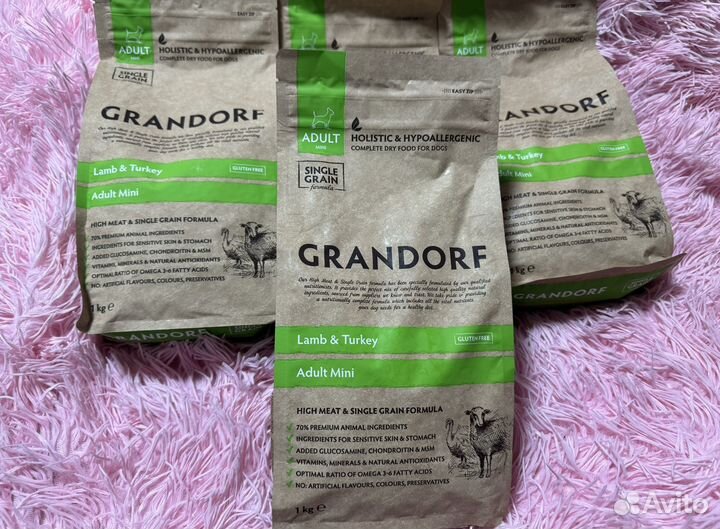 Корм для собак grandorf 1 кг