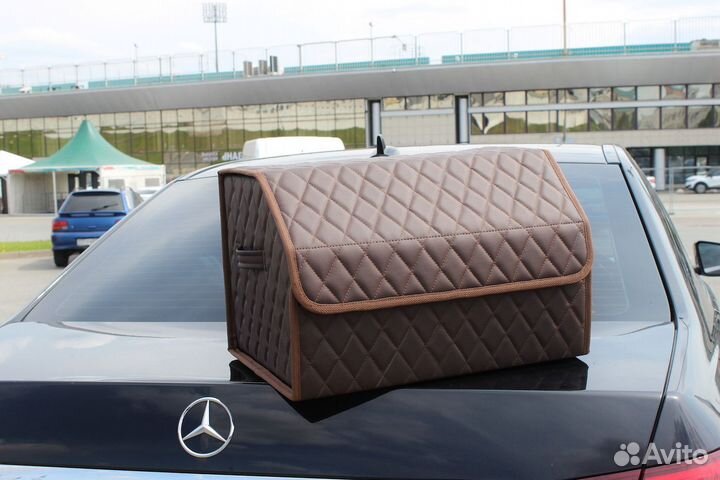 Органайзер в багажник эко кожа, сумка в машину