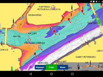 Картплоттер навионикс Navionics Карта глубин 2024