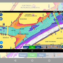 Картплоттер навионикс Navionics Карта глубин 2024