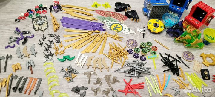 Lego ninjago аксессуары оригинал много