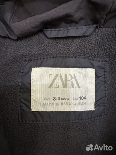 Куртка на мальчика zara 104