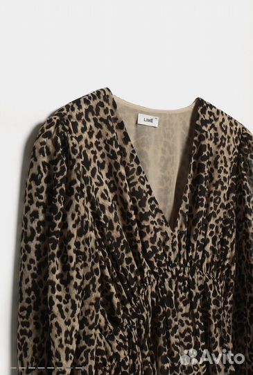 Леопардовое платье Lime