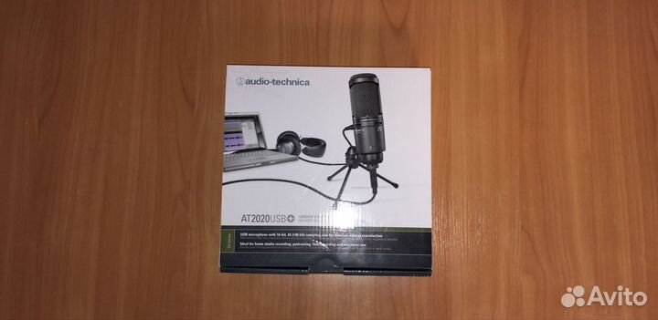 Микрофон студийный Audio-Technica AT2020USB+