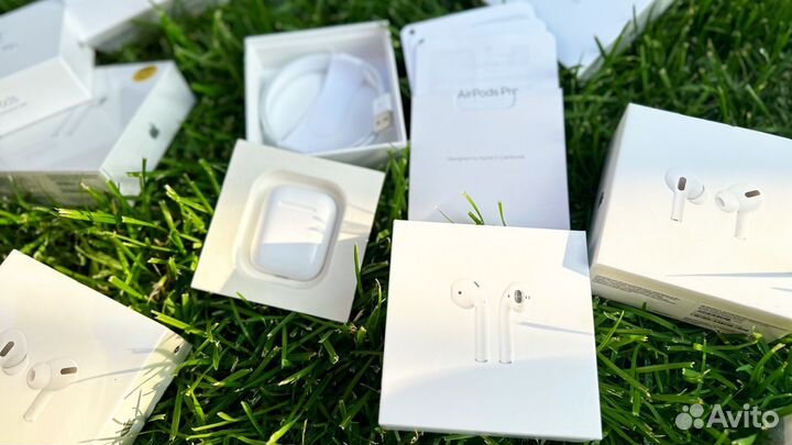 Airpods pro/ Airpods 2 + Чехол + Гарантия