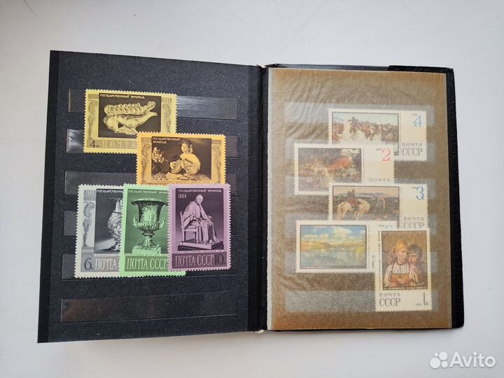 Альбом с марками СССР 60-е годы