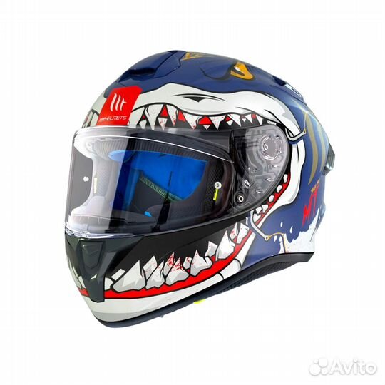 Мотошлем интеграл MT FF106 targo PRO sharky B7 си