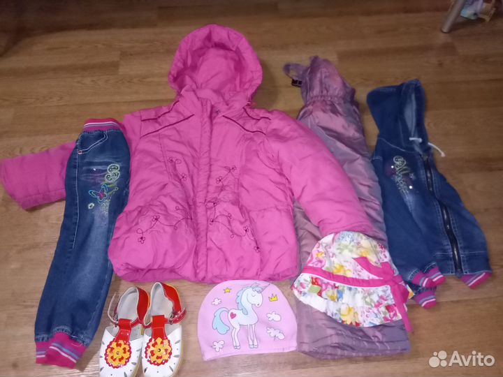 Вещи пакетом на девочку