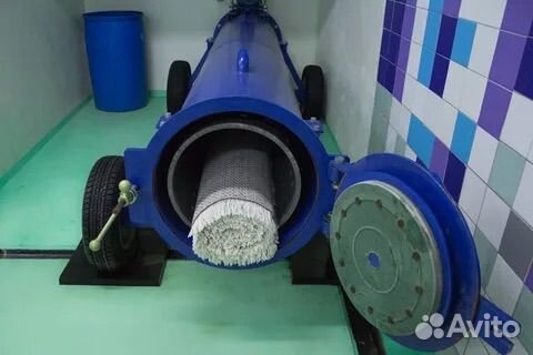 Стирка ковров в цеху