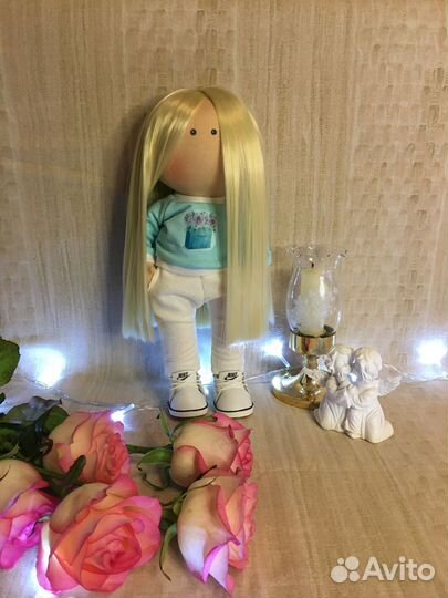 Текстильная интерьерная кукла