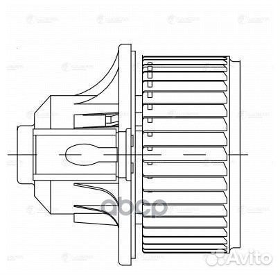 Э/вентилятор отоп. для а/м Land Rover Discovery