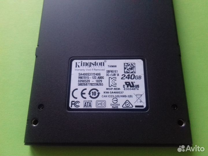 SSD диск Kingston 240Гб