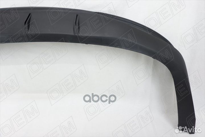 Накладка бампера заднего Hyundai Solaris 2