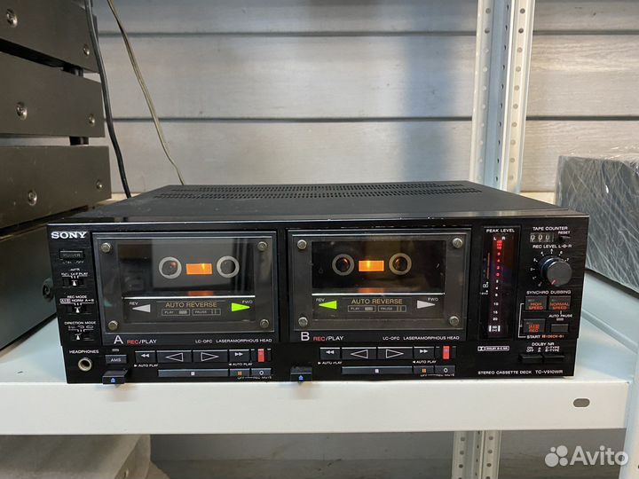 Дека кассетная sony tc-v910wr