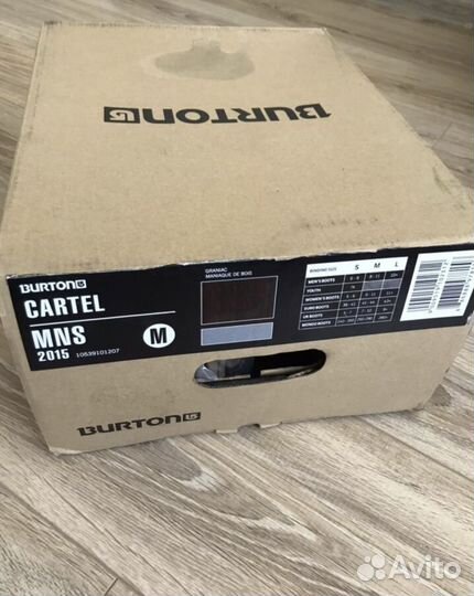 Крепление для сноуборда burton cartel 2015 m