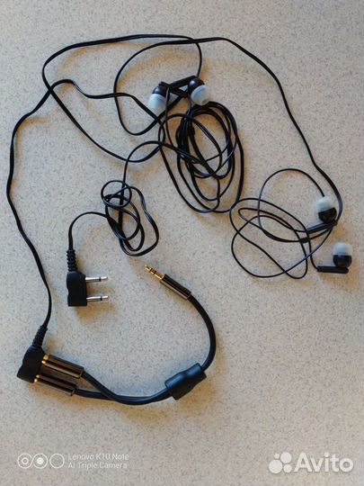 Разветлитель Jack 3,5мм на наушники Jack 2х3,5мм