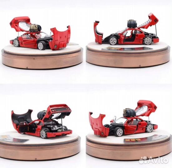 Ferrari F40 PGM DeLuxe. 1:64. Ограниченный выпуск