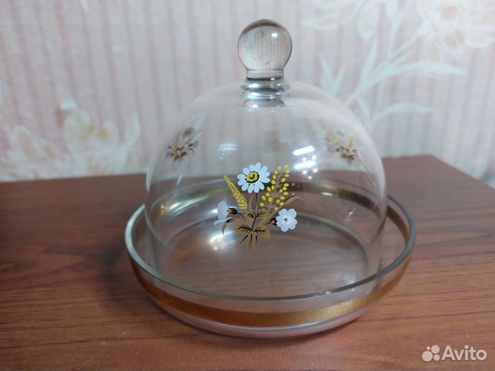 Стеклянная лимонница, винтаж