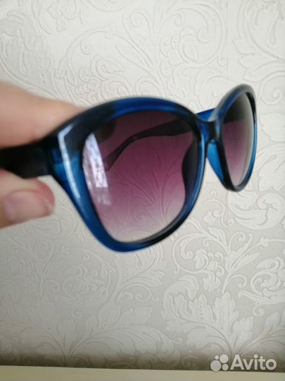 Солнцезащитные очки женские Chanel синяя линза