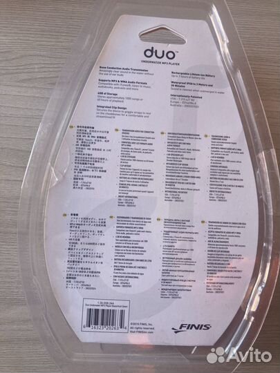 Наушники для бассейна Finis Duo Underwater