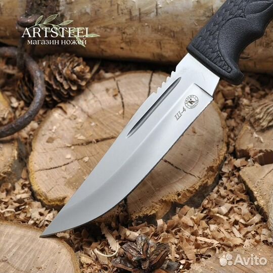 Туристический нож Ш-4, сталь AUS8, рукоять эластро
