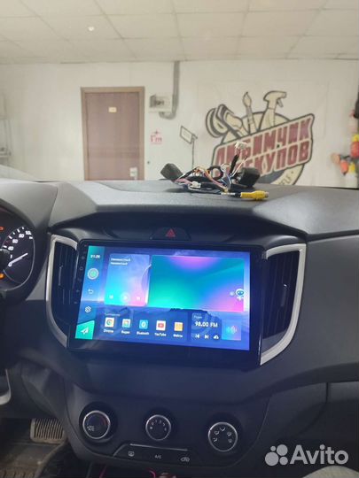 Магнитола 2 din android Hyundai Creta 1 +камера