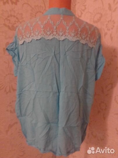 54+ Блуза с гипюром