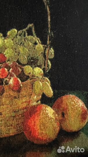 Вышивка Натюрморт в корзине