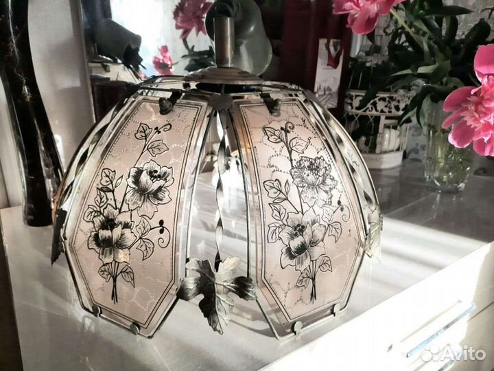 Ретро люстра абажур