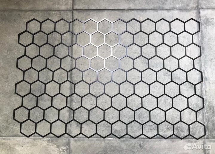 Трафареты для стен под штукатурку кирпич, соты