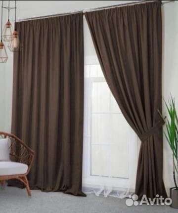 Шторы комплект С тюлем. Новые