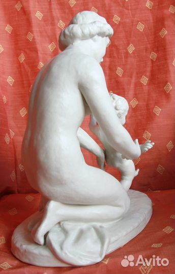 Статуэтка. Мать и Дитя. Первый шаг. Schaubachkunst