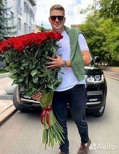 Букет роз 101 роза 51 роза