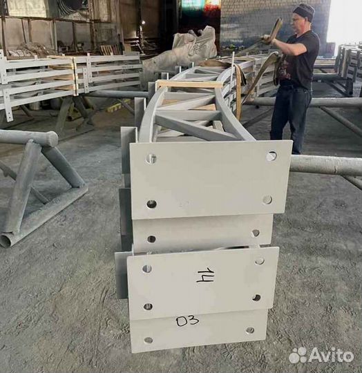 Быстровозводимые ангары (комплект ферм 12х6х30м)